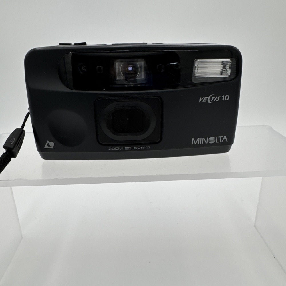 Minolta Vectis 10 Date Camera Vintage 90's APS Point and Shoot. Not Film Tested